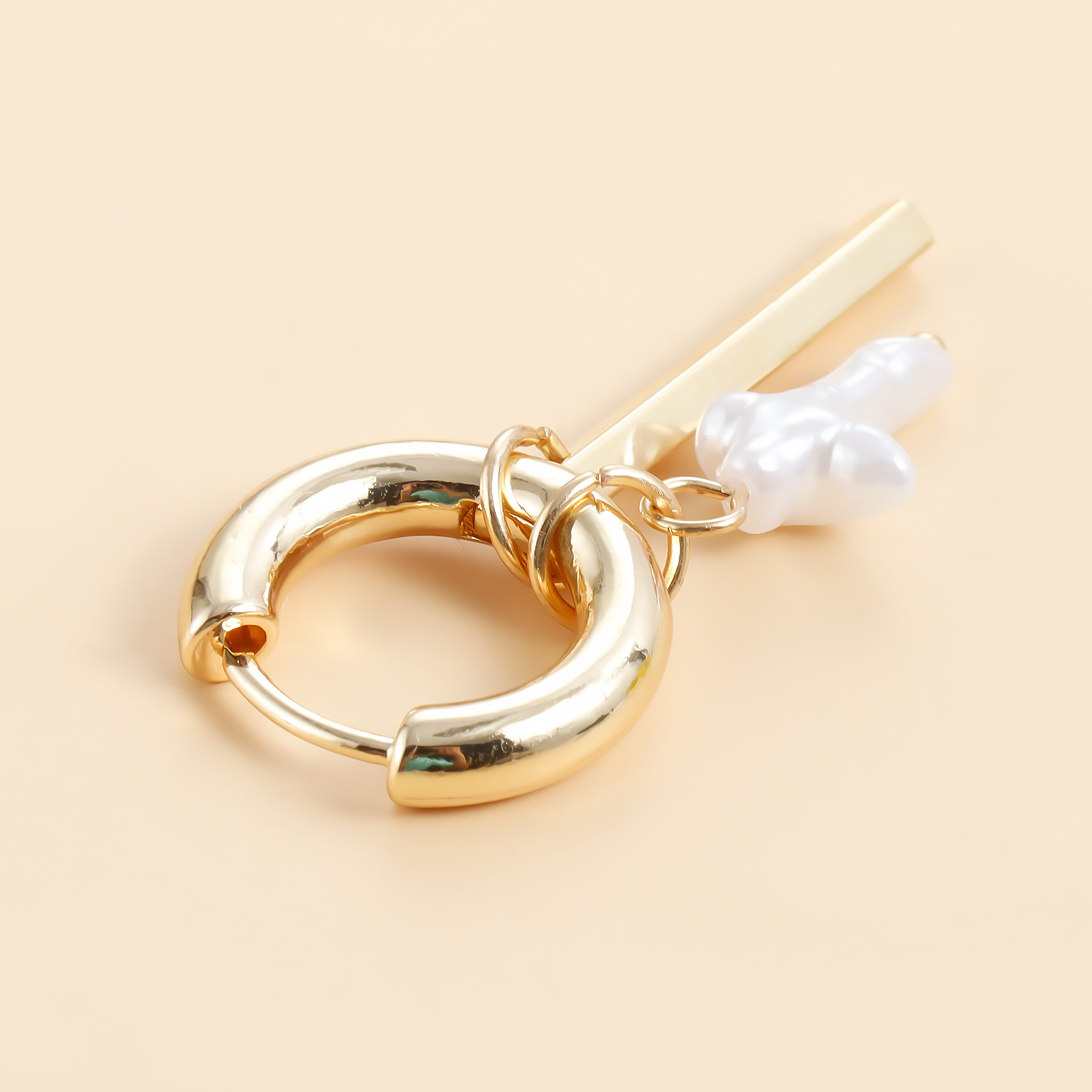 10g Weight Alloy Ear Needle Material Earrings Classification 1 Pair Quantity Holiday, Daily Occasion Alloy Material Geometric, Cross Pattern Women's Gender Plating Design Casual, Simple Style Style 1 Pair Casual Simple Style Geometric Cross Plating Alloy Earrings 9