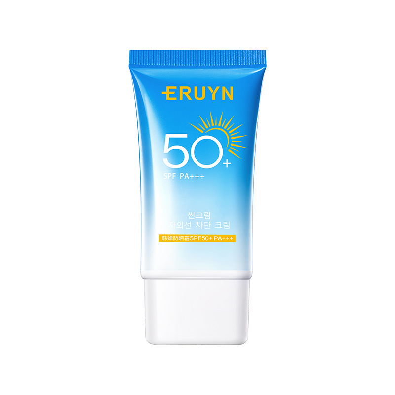 ERUYN Han Qian protector solar refrescante no graso hidratante cuidado de la piel aislamiento protección solar protección UV protección solar al por mayor