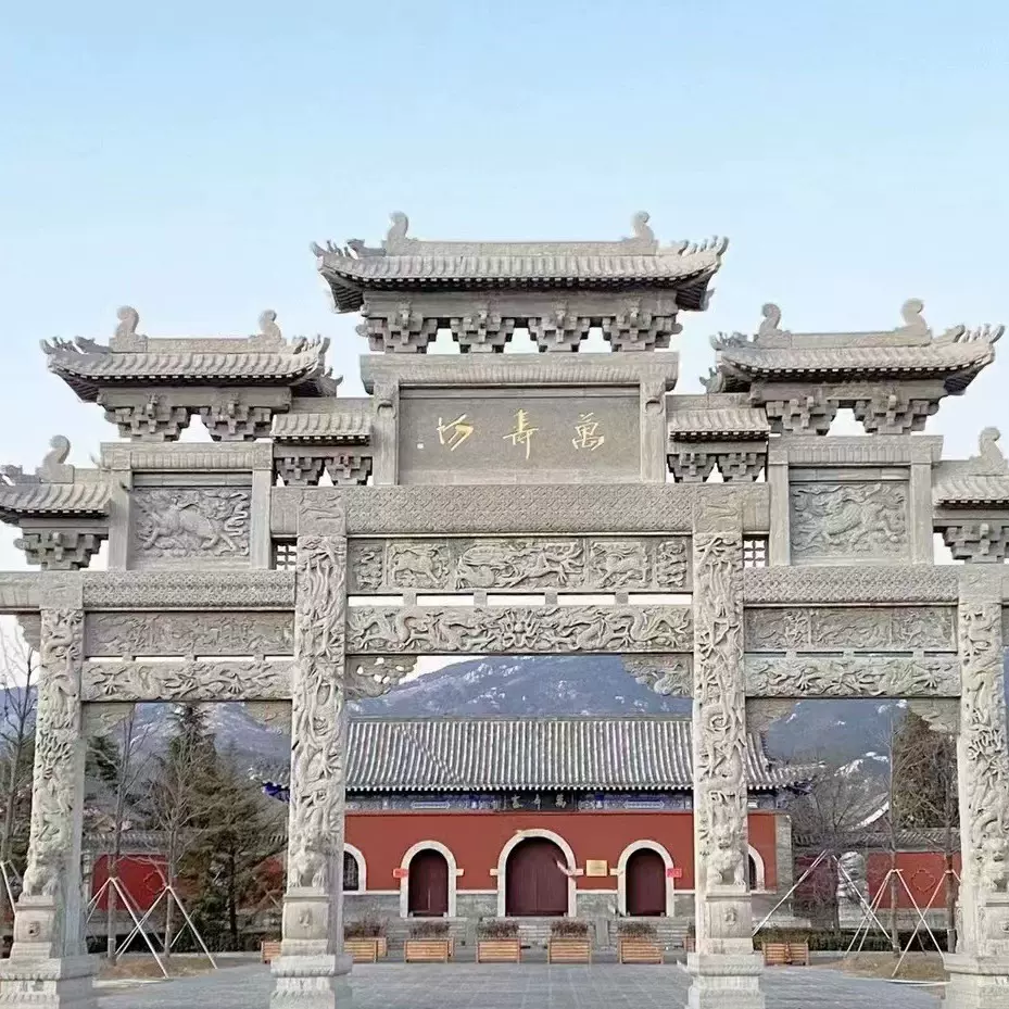 石雕 牌坊 牌楼 户外小型石雕 石门楼   门牌坊社区 街道石牌