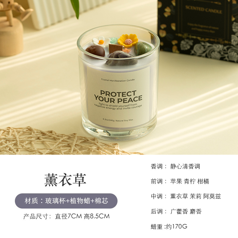 Taza de piedra de color, caja de regalo de alto nivel, regalo para el hogar, decoración hecha a mano, elegante noche