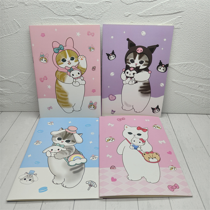 Cross-Border Kuromi Notepad Cute Cat Sanrio Car Line Book Unicorn Owl Astronaut Basketball Soft Copy Book Cross-Border Kuromi Notepad Cute Cat Sanrio Car Line Book Unicorn Owl Astronaut Basketball Soft Copy Book