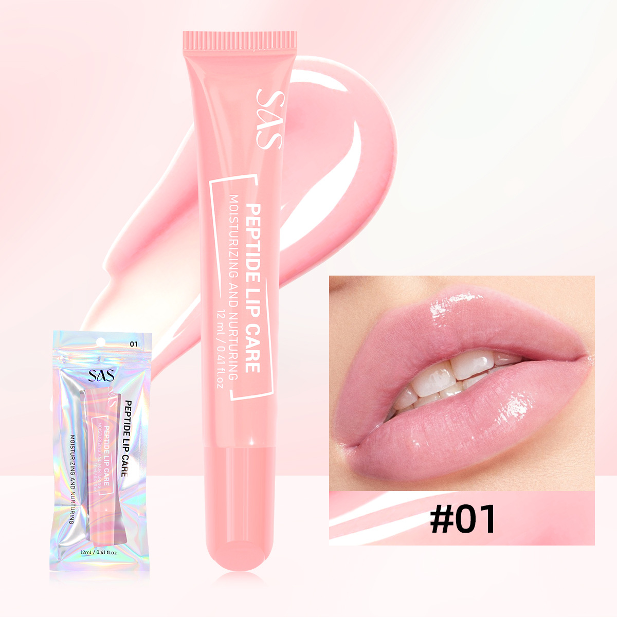 SAS Europa y los Estados Unidos transfronterizos spot lipstick líquido esmalte labial humectante sin tazas esmalte labial SAC210