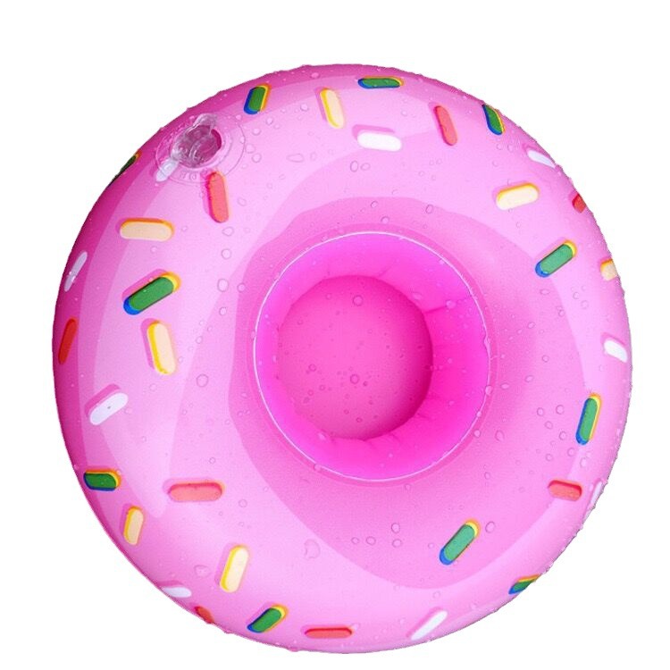 Portavasos inflable unicornio Piña Sandía de coco pato Cisne Portavasos flotante portavasos suministros de agua