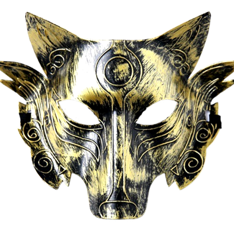 Carnaval transfronterizo retro retro máscaras de alto nivel fiesta de baile de Halloween para hombres máscaras de luchadores romanos