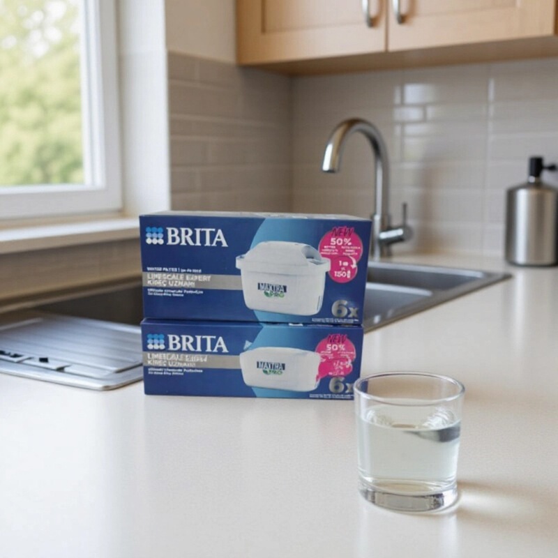 The Filter Element Is Suitable for Water Purifiers, German Brita Water Filter Jug, Upgraded Version of the Water Purifier, Activated Carbon Deep Blue Version