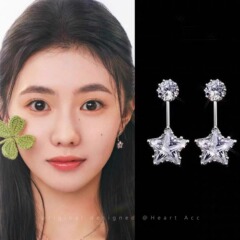 陷入我们的热恋刘浩存徐栀同款星星耳环高级感银针耳钉女百搭耳饰