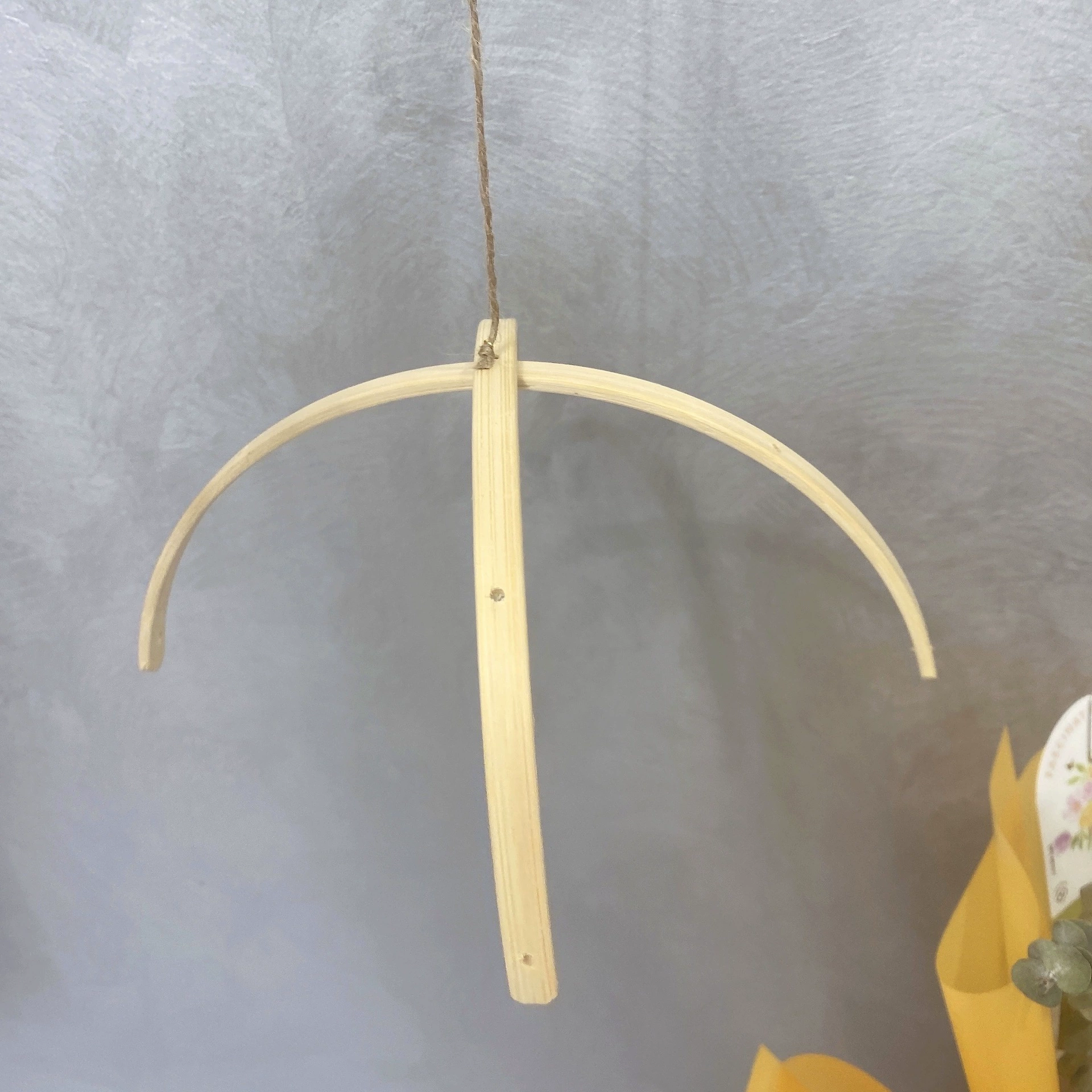 Детский кронштейн для колокольчика, модель комнаты, рамка для народного колокольчика, сделай сам, подвесной материал ручной работы, железная рама, подвесное украшение, подвесной кронштейн