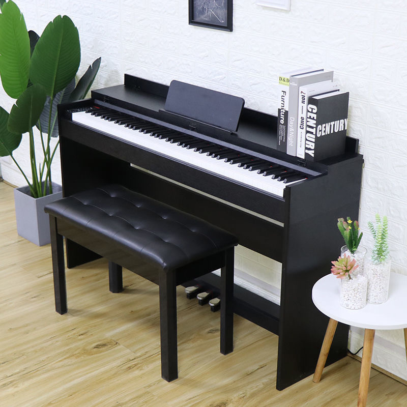 Piano eléctrico de 88 teclas, martillo de acero eléctrico, piano vertical de grado profesional, piano electrónico, piano digital inteligente electrónico