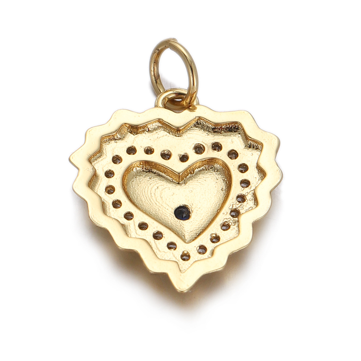 4g Weight Pendant Jewelry Making Type Gold Plated Plating Material Zircon Inlay Material 1 Piece Quantity Holiday, Daily Occasion Copper Material Geometric, Star, Moon Pattern Women's Gender Enamel Design Simple Style Style 1 Piece Copper Zircon Gold Plated Geometric Star Moon Pendant 20