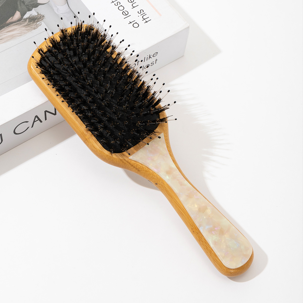 Comercio exterior transfronterizo nuevo parche de ácido acético natural Nan bambú cojín de aire de masaje peine de cabello sin cabello de prevención de desprendimiento de cabello