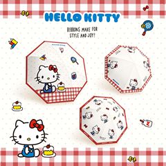 三丽鸥正版授权凯蒂猫手动三折伞晴雨两用防嗮卡通可爱便携折叠伞