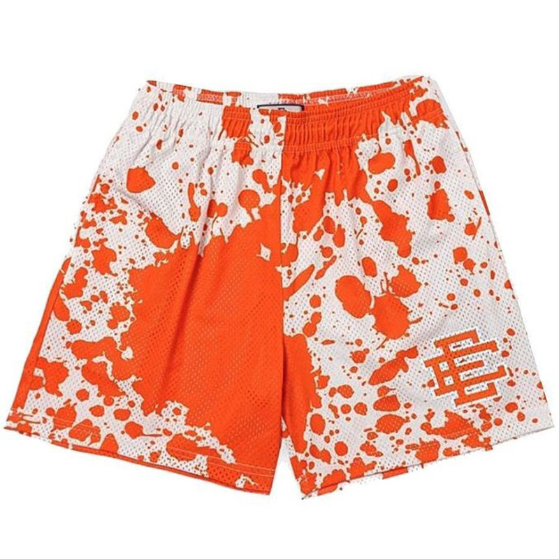 Eric Emanuel EE Pantalones cortos de malla para hombres y mujeres, pantalones de baloncesto deportivo de cuatro puntos