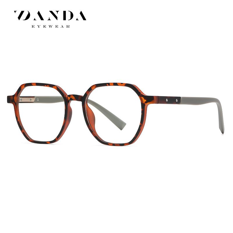 2022 Nueva miopía gafas de marco de moda de las mujeres gafas lisas TJ852 ultra-ligero TR90 multi-Frontera azul gafas de luz de los hombres