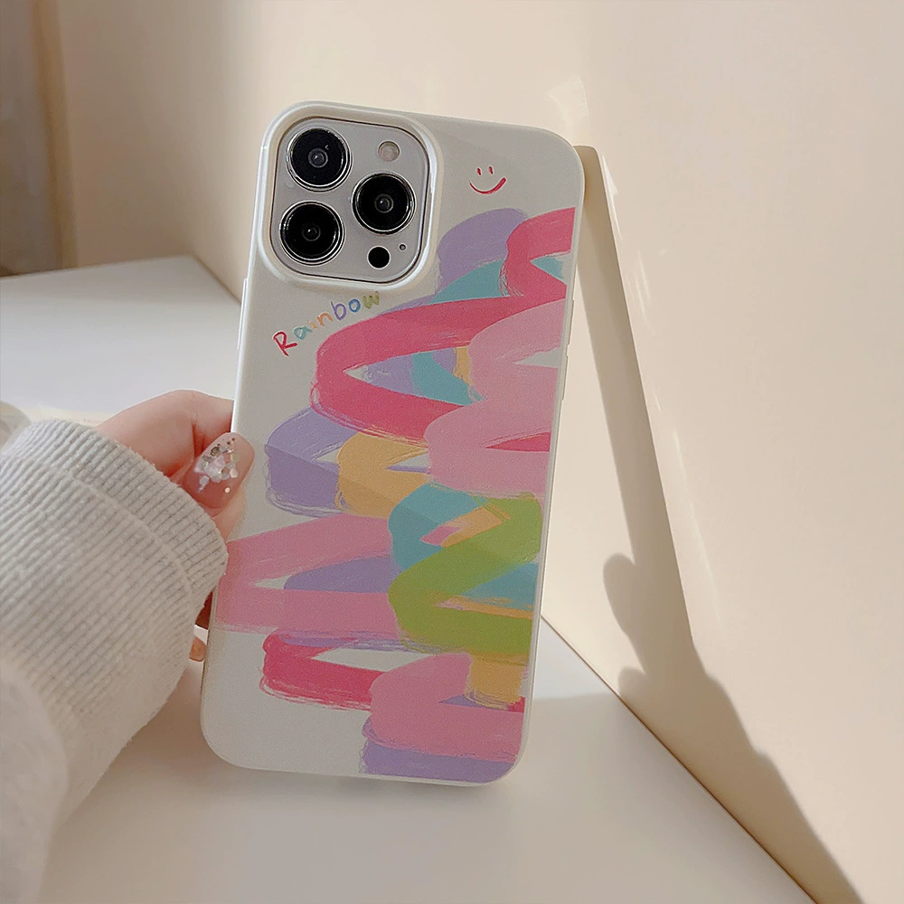 Яблоко, трёхмерный радуга чехол для телефона, iPhone 11, силиконовый iPhone 14 Pro, iphone, 8