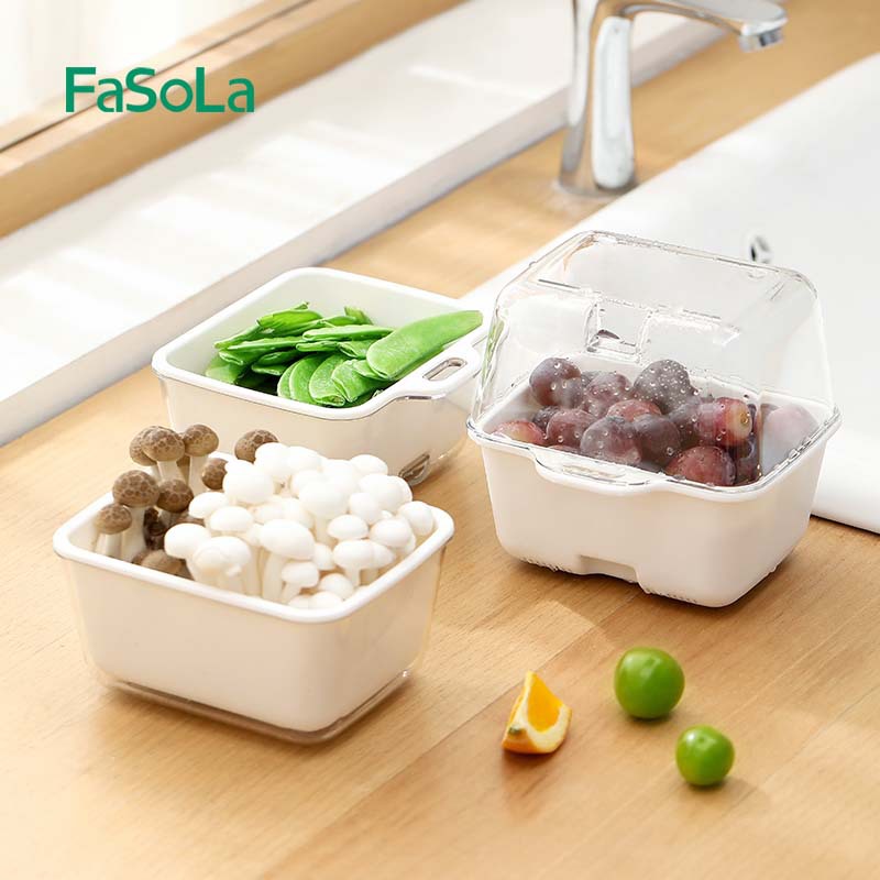 FaSoLa new washing fruit plate kitchen rice cleaning artifact home…