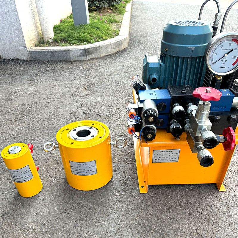 DYG100-200电动液压千斤顶 桥梁大吨位液压顶顶升工具操作简单