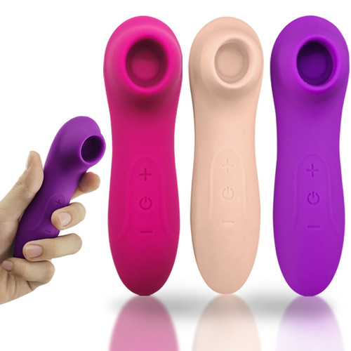 Mini female sucking masturbation handheld vibrator honey bean vaginal sucking tongue licker instant tide adult sex toy