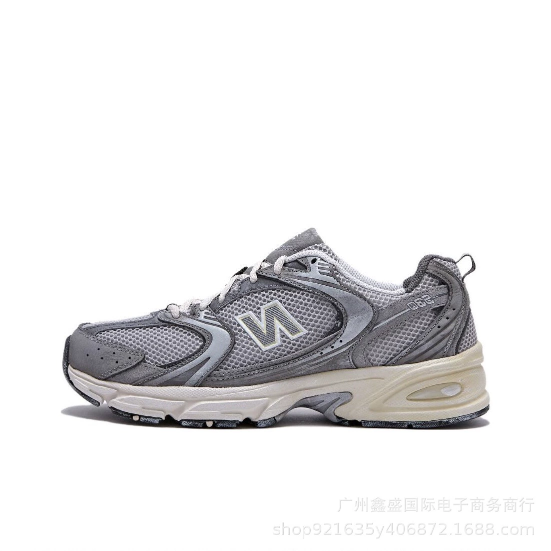 Кроссовки Running NB MR530, дышащий сетчатый верх в стиле ретро, легкая амортизация, EU 36–45