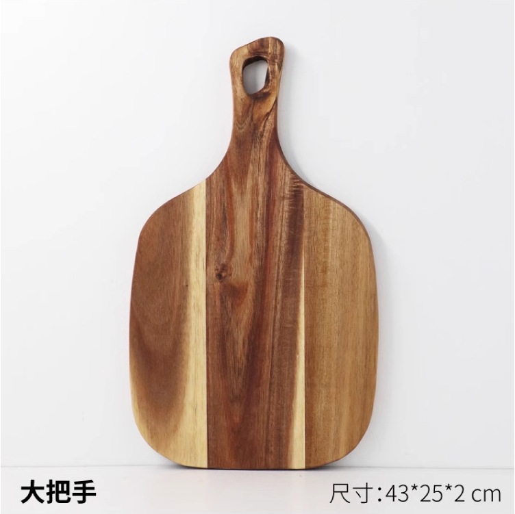 Tabla de cortar de madera tabla de cortar tablero de ocupación corte de madera de acacia tablero de frutas tablero de suplemento de alimentos sin pintura gran tabla de corte rectangular de madera
