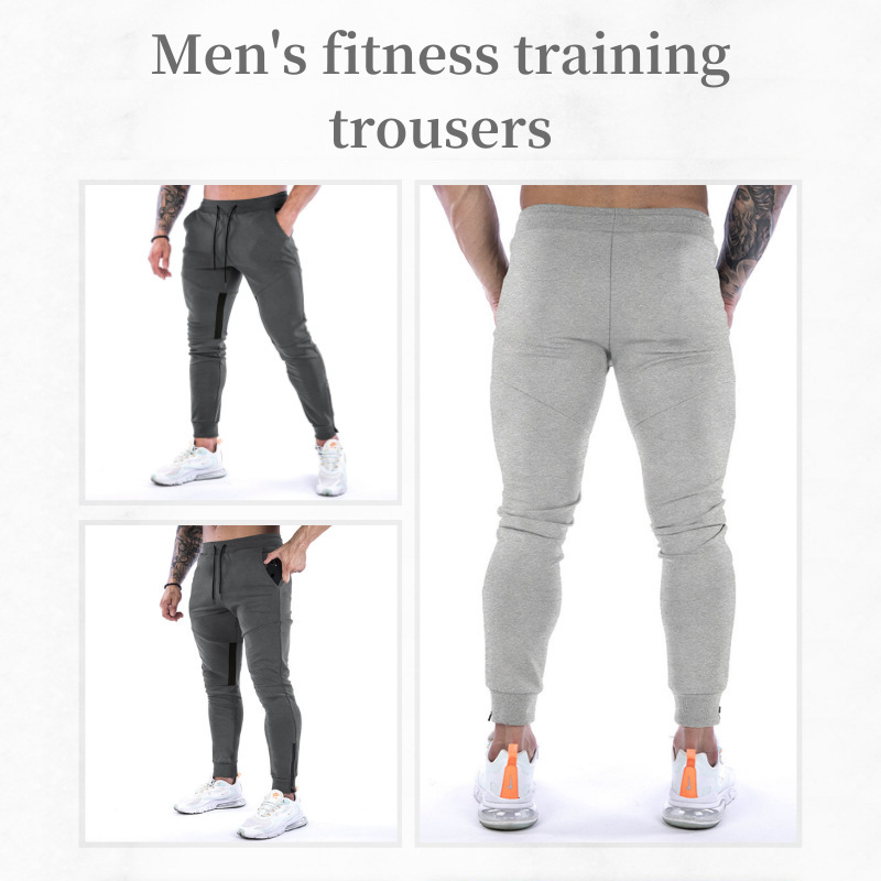 Amazon 2024 cross-border new men's European and American muscle sports pants outdoor jogging fitness training leggings Amazon 2024 cross-border new men's European and American muscle sports pants outdoor jogging fitness training leggings