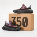 Black Red Split Reflective (Triple Stripe High Version)