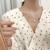 Cute necklace from pearl, chain for key bag , Japanese and Korean, simple and elegant design, internet celebrity