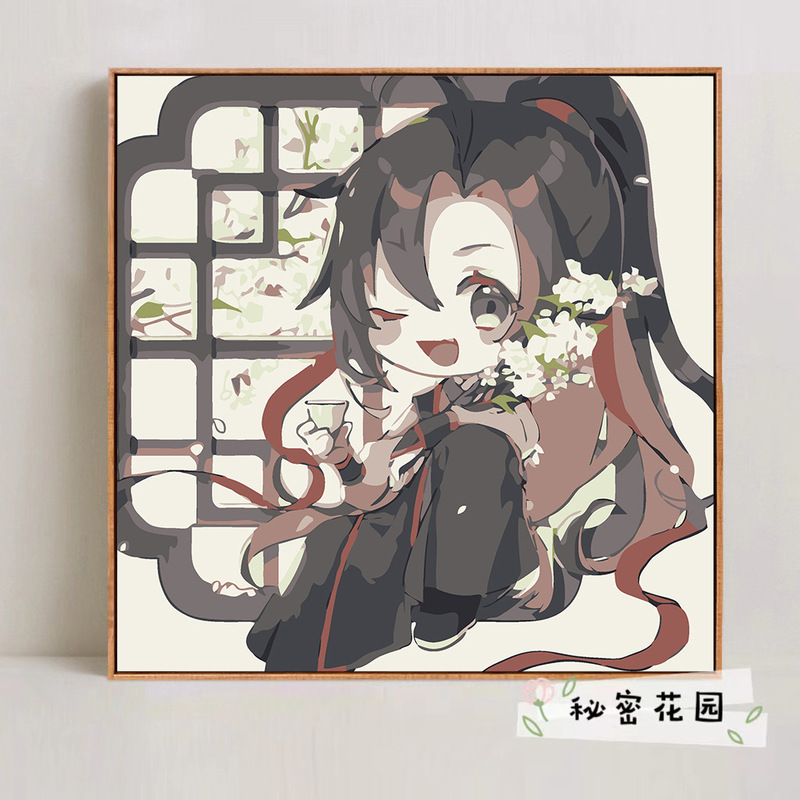 Moaodiantianguan デジタル油絵 diy 手作りデジタル着色漫画アニメーション減圧装飾画メーカー卸売|undefined