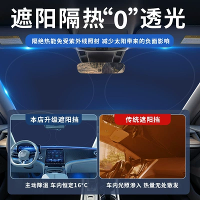 Car sun visor front windshield: Sun shade