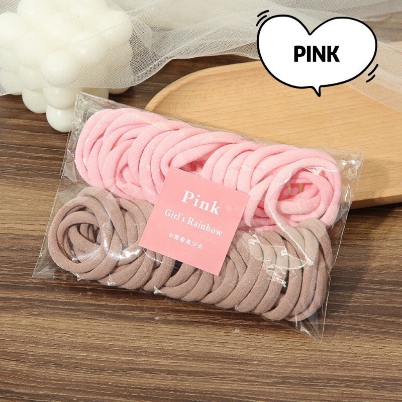 Anillo de cabello desechable correa de goma niñas no lastimar cabello pequeño viento fragante duradero delgado engrosar la cuerda de cabello anillo de cabello bolsa de adornamiento para el cabello