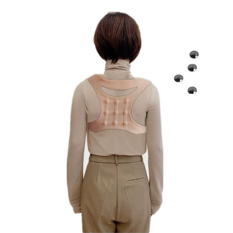 2024, новый многофункциональный задний магнитный ремень, вспомогательный силиконовый ремень для выпрямления спины