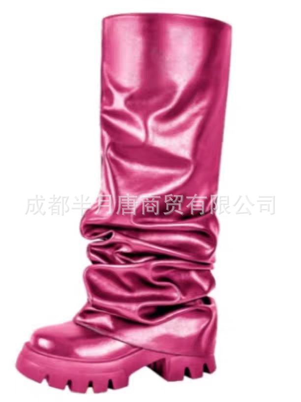 로즈 레드 하이 튜브(반품 불가)