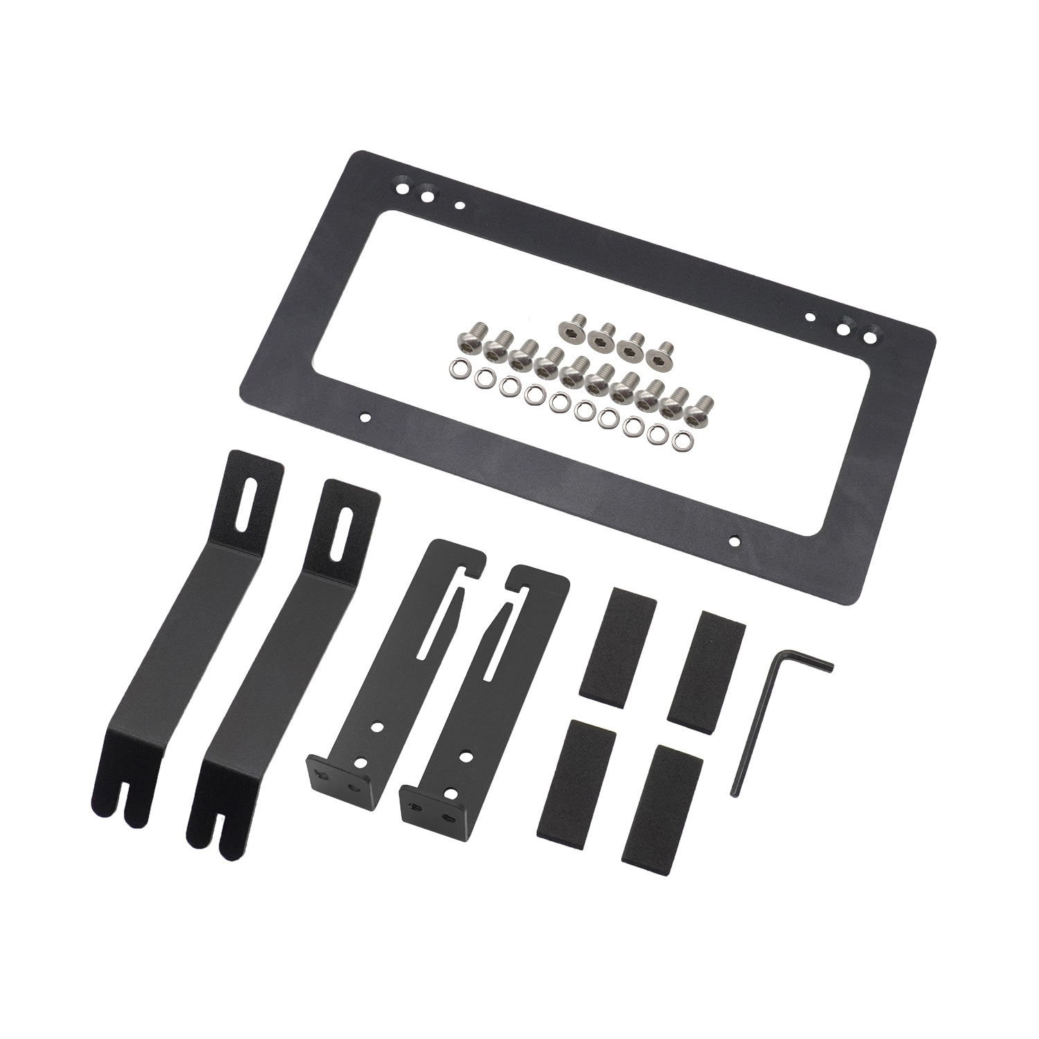 Compatible With Model Y3 Personalized US Car Protection Frame No Drilling Required Tesla Front License Plate_voghion.com