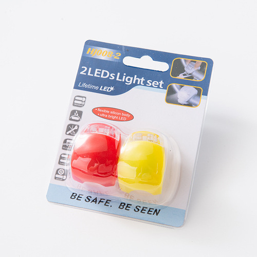 Cross-border hot-selling bicycle lights fifth generation frog lights LED flash night lights outdoor warning tail lights single bike equipment 