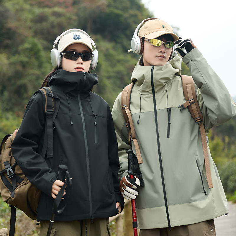 New National Standard Mountaineering Cross-Country Team Customized Outdoor Lightweight Jacket for Men and Women, Can Be Worn in All Seasons, Waterproof and Anti-Fouling