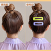 Square hairgrip, bangs, hairpins, summer crab pin, hair accessory, simple and elegant design, internet celebrity