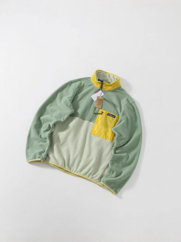 pata 1/2-Zip フリース プルオーバー アウトドア ウォーム ハーフジップ プルオーバー フリース スウェットシャツ|undefined
