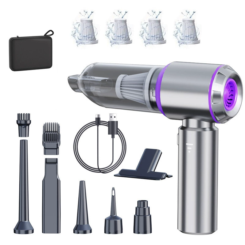 Автомобильный пылесос бытовой зарядки портативный ручной бесщеточный небольшой мощный пылесборник большой пылесос