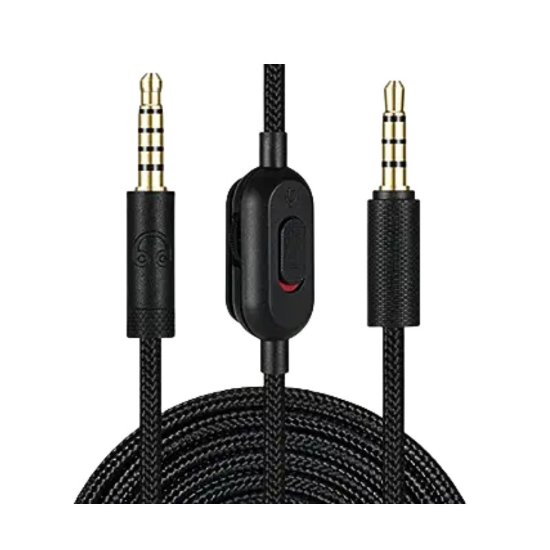 Strictly select and apply Logitech GPRO X G233 G433 game earphone cable tuning and recording cable 2M braided cable
