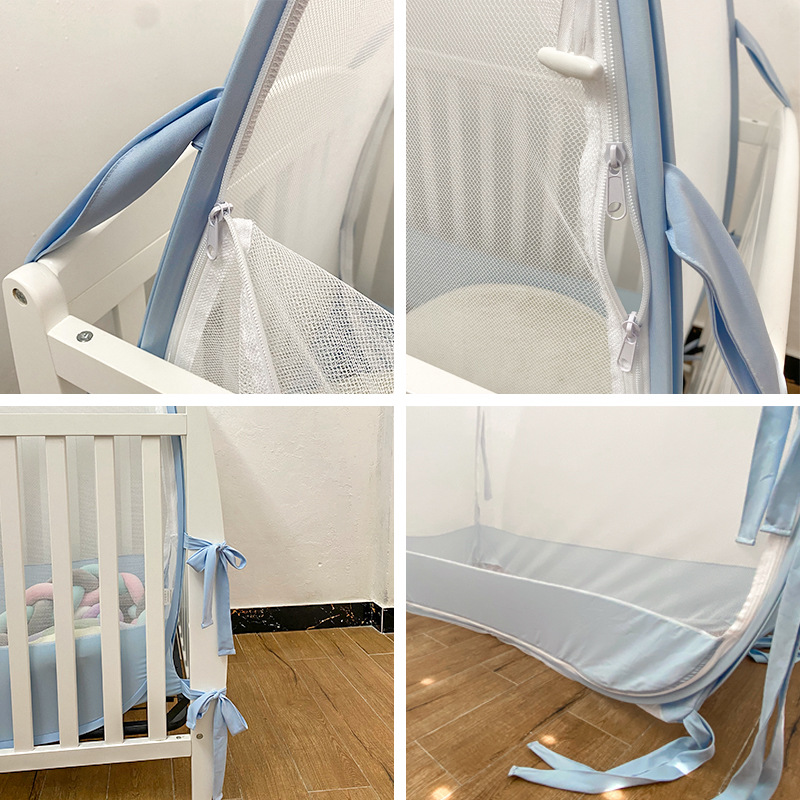 免安装防摔婴儿床 蚊帐 加厚钢线亚马逊工厂直销弹出式折叠蒙古包