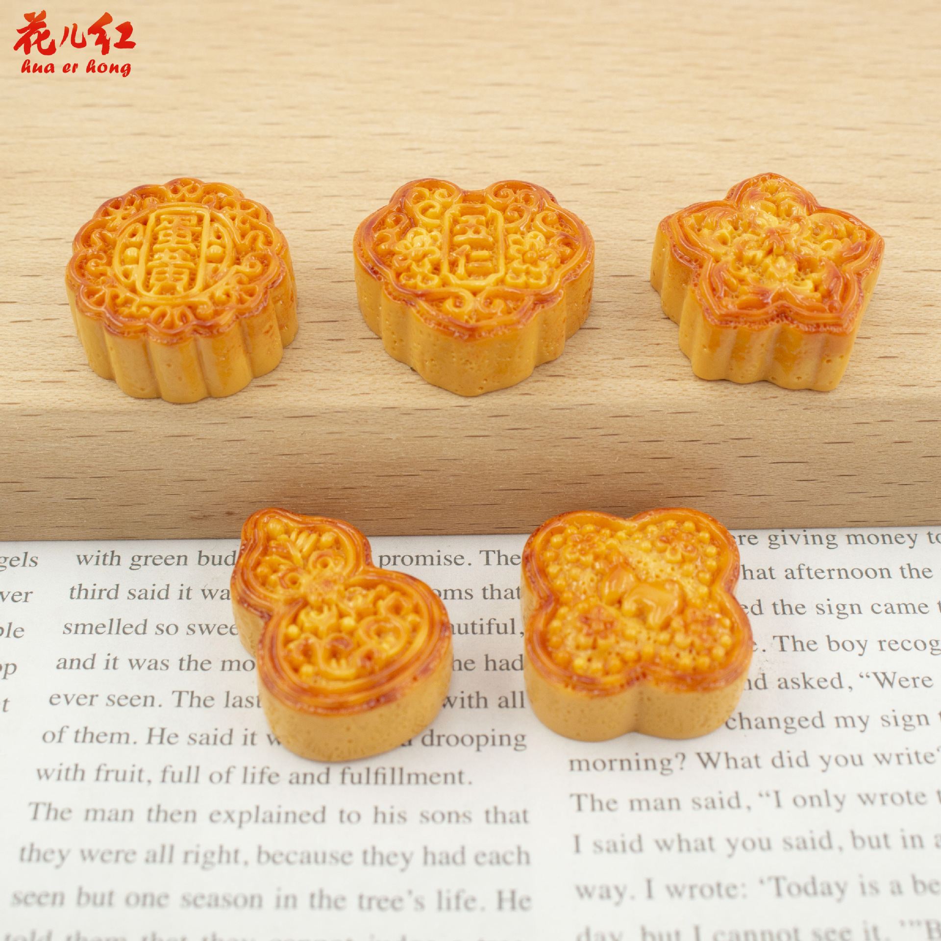 Simulated Mid-autumn Festival Mooncake Food Toy, Handmade Diy Cream...