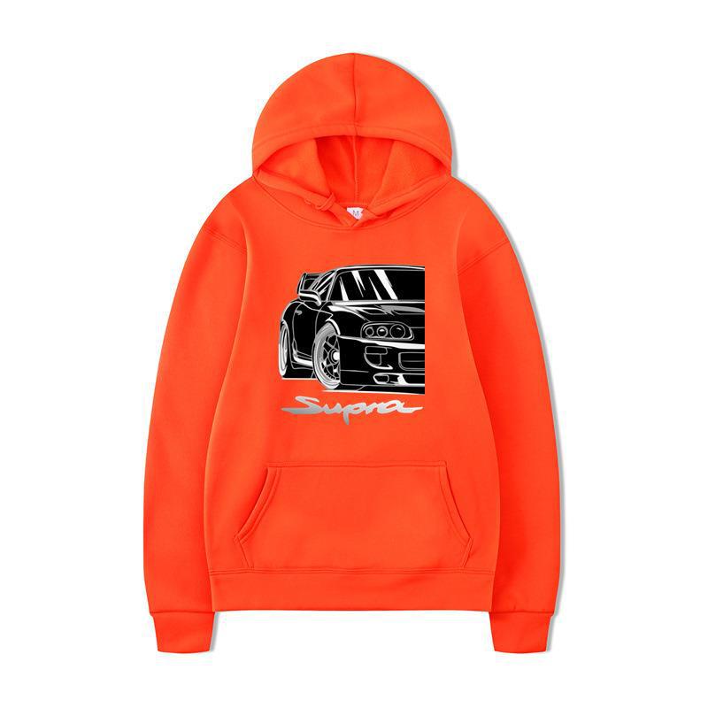 Autumn/Winter 2023 Pullover Hoodie Plush Sweater Hooded Fashion Black Letter Couple Sweater_voghion.com