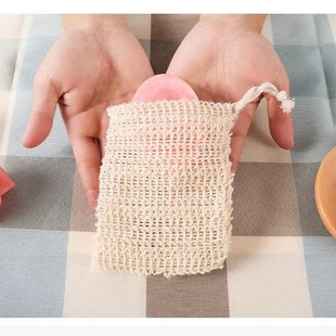 Factory direct gift bag bundle pocket cotton mesh advertising bag can hold soap aromatherapy fragrance size optional