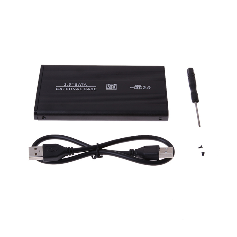 HDD Hard disk eksternal USB 2.0 2.5 inci casing HDD Caddy