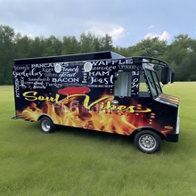 跨境复古多功能餐车美食夜市炸串奶茶章鱼小丸子四轮移动售卖餐车