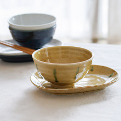 日本輸入奈仁陶磁器食器セット日本式レトロ家庭用食器セット