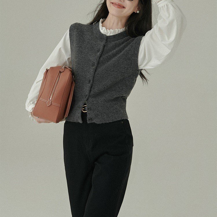 [바로크 장미셔츠] 프랑스 낭만적인 분위기 셔츠 여성