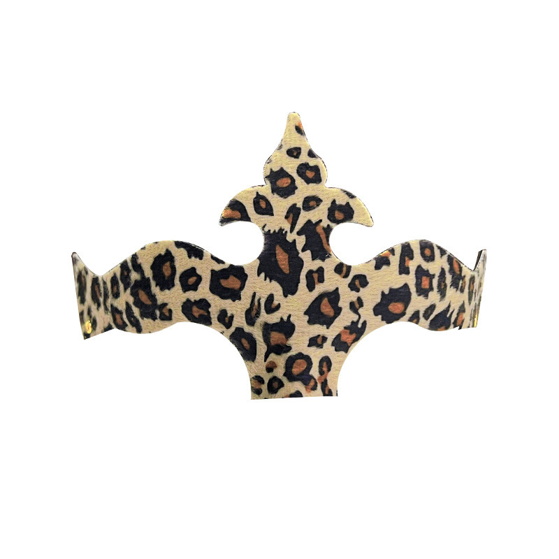 Ventas transfronterizas calientes gafas de leopardo media cara máscara de baile de leopardo gato orejas de cabello bandas de ojos decoración props de fiesta TK