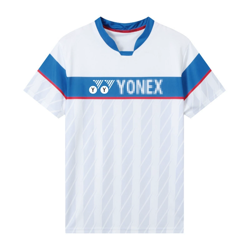Volleyball sports quick dry football uniform for table tennis for badminton for men and women, white clothing, with short sleeve