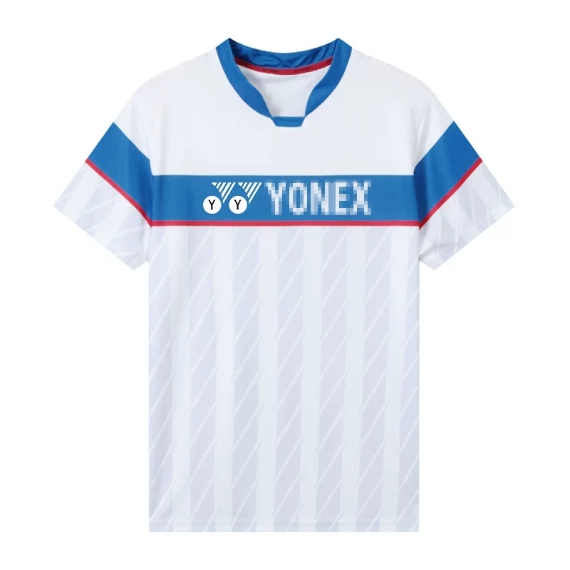 Volleyball sports quick dry football uniform for table tennis for badminton for men and women, white clothing, with short sleeve