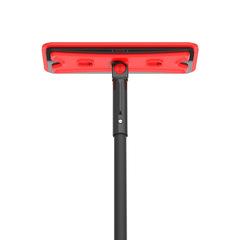 New car snow shovel with extendable and detachable EVA sponge, paint-friendly aluminum snow brush, and rubber ice scraper